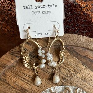 Tell your tale mermaid earrings